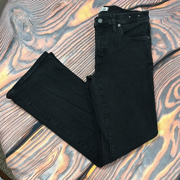 Madewell Denim - Madewell Kick Out Full Length Jeans Black